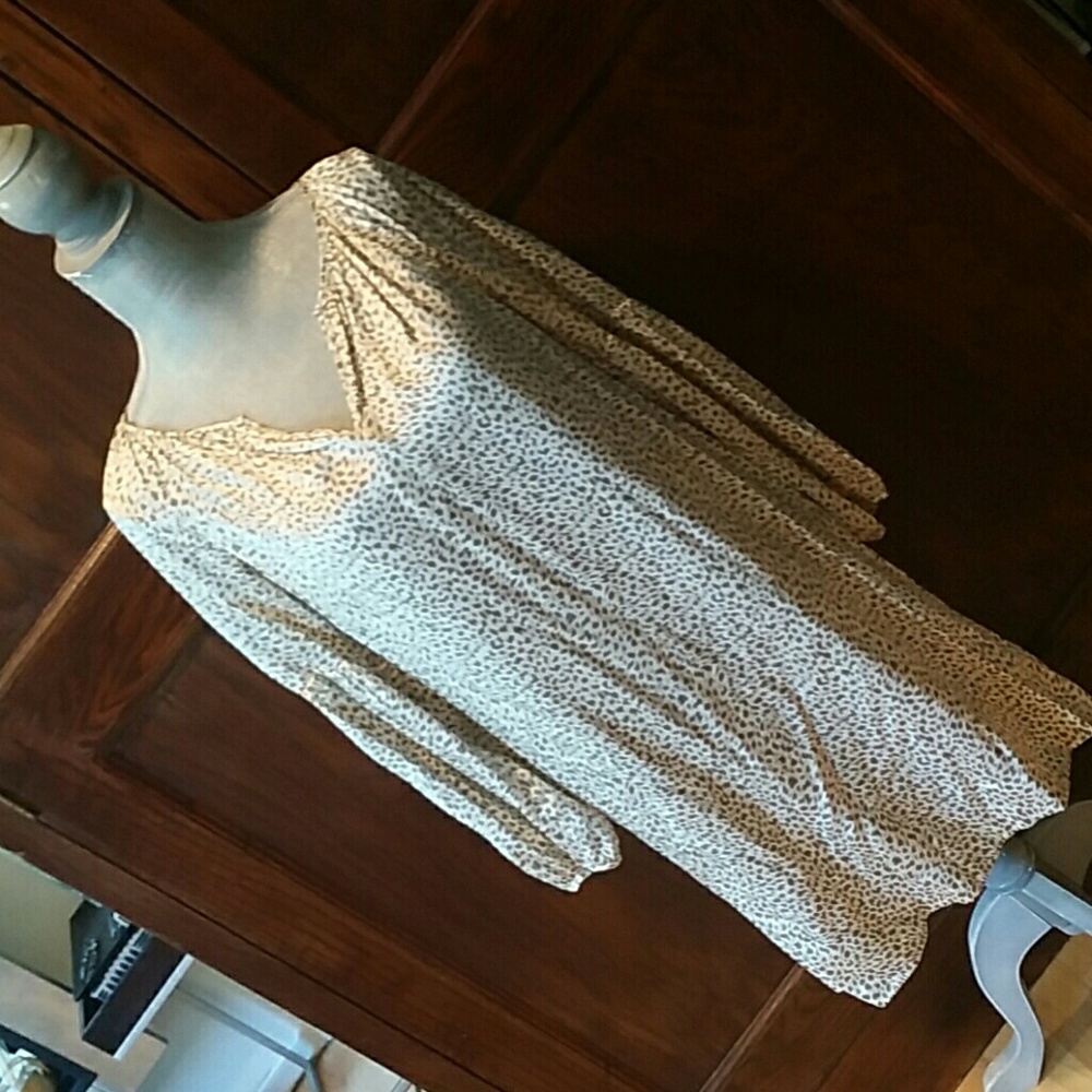 Silky Animal like print dress